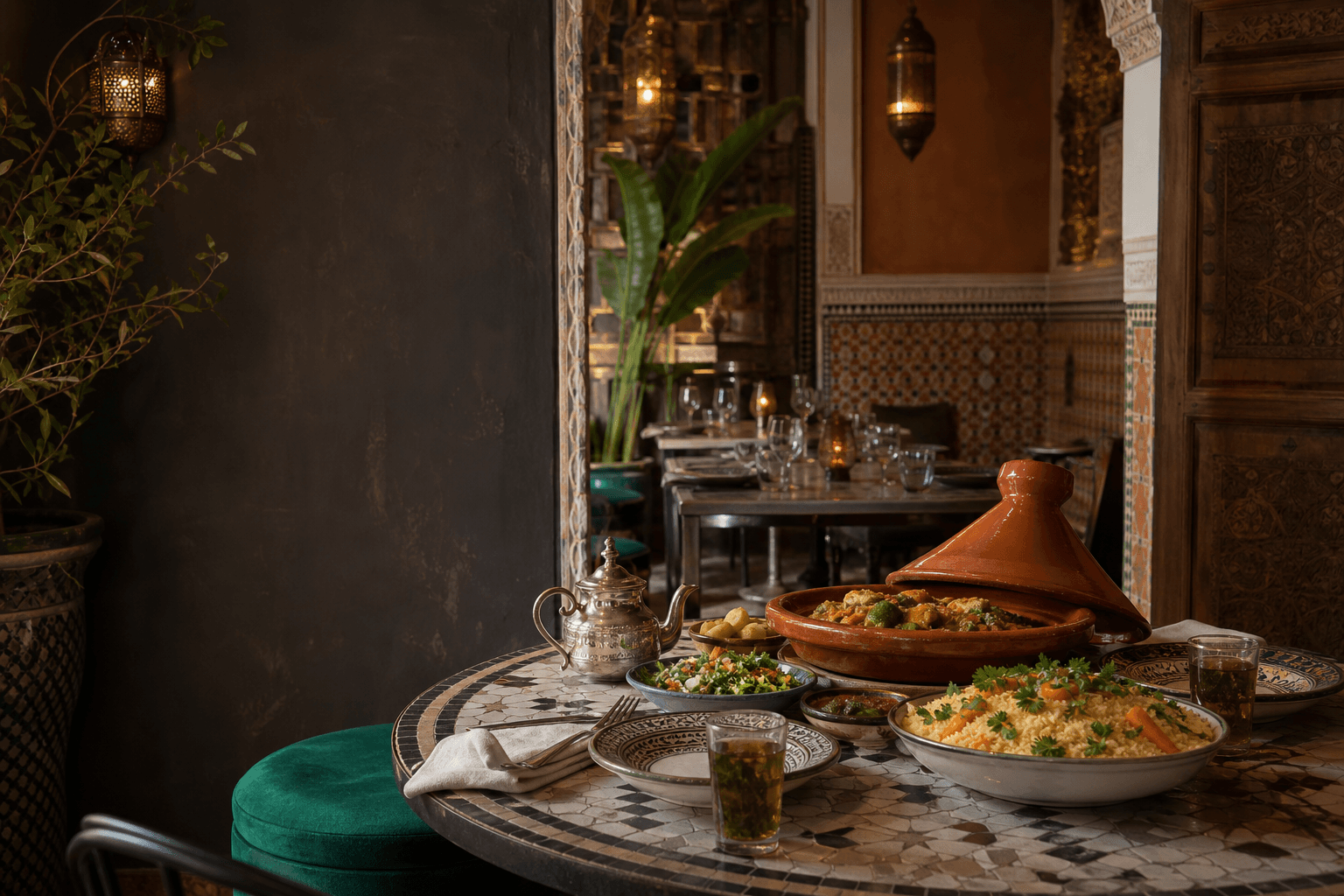 Le Zellige restaurant dining room